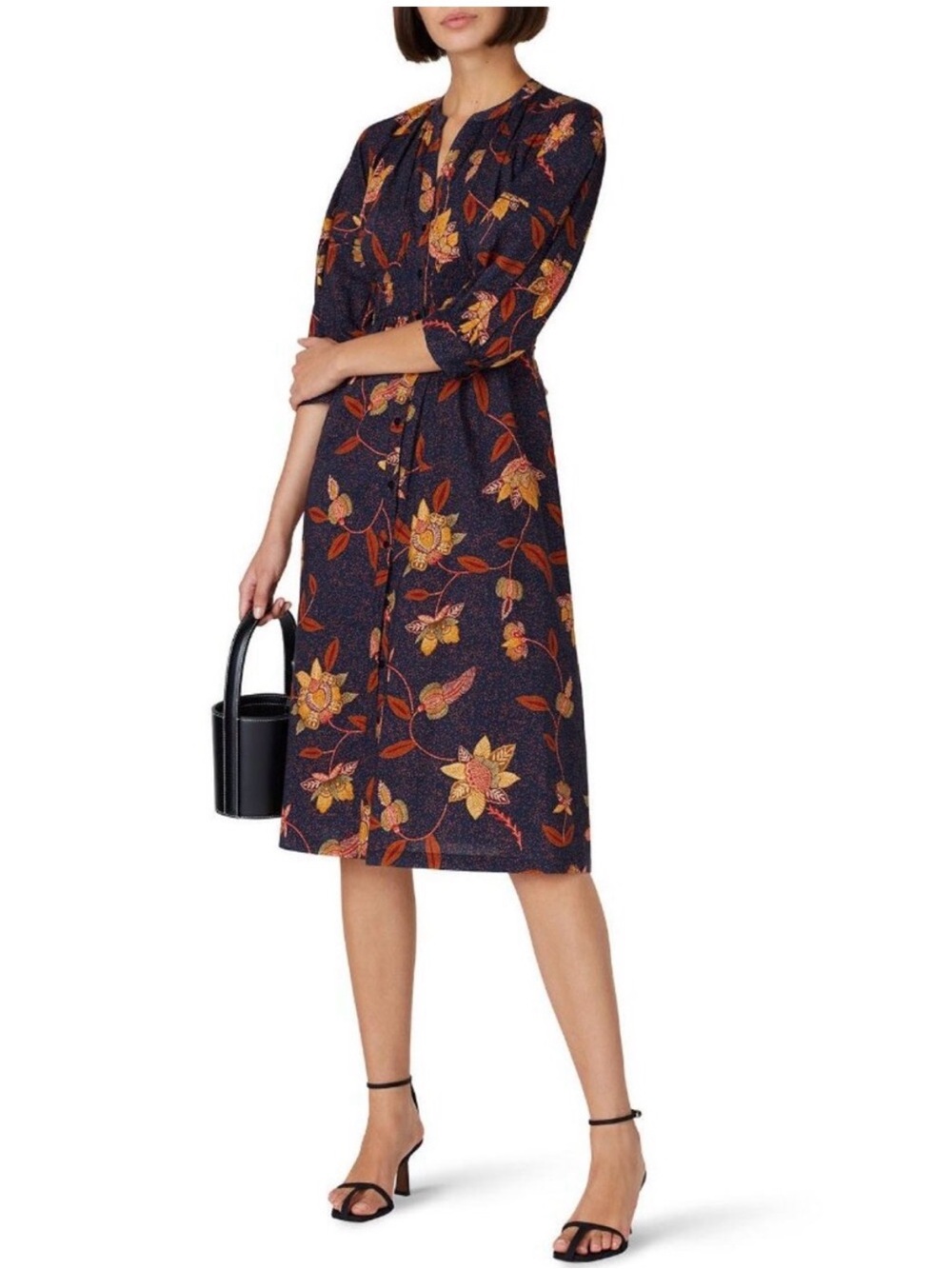 ba&sh | Qyana midi dress, size Small